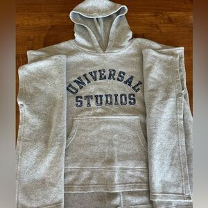 NWT Universal Gray Hoodie Poncho